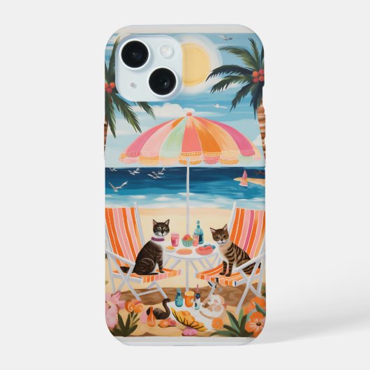 Katten iPhone / iPad hoesje 15 Case (Achterkant)
