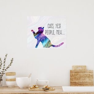 Katten, Ja, Mensen, Ach Poster