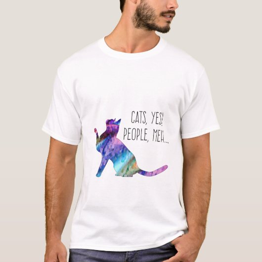 Katten, ja Mensen, Mwah... T-shirt (Voorkant)