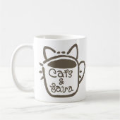 Katten & Java Bruin Koffiemok (Links)