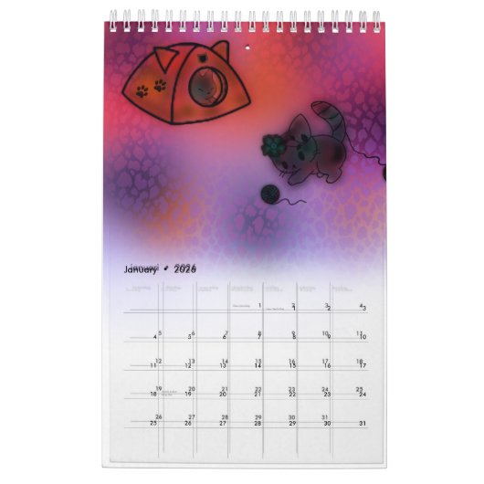 Katten Kalender (Jan 2026)