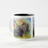 Katten, kardinalen en Rozen / Mok (Voorkant links)