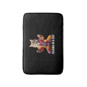 Katten, Karma is een kat, Yoga sport kat Badmat (Voorkant Verticaal)