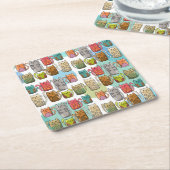 Katten! Kartonnen Onderzetters (Schuin)