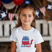 Katten Kat Dames voor Kamala Harris Stemming 2024 T-shirt