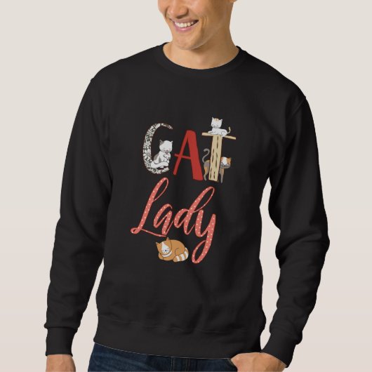 Katten - Kat Lady Cat Lover Trui (Voorkant)