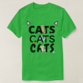 Katten Katten 1 T-shirt (Design voorkant)