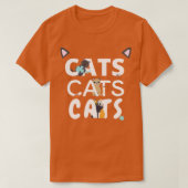 Katten Katten 4 T-shirt (Design voorkant)
