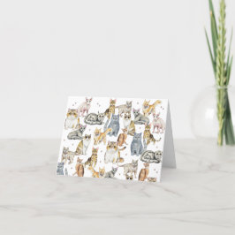 Katten Katten Bedankkaart