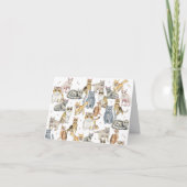 Katten Katten Bedankkaart (Voorkant)