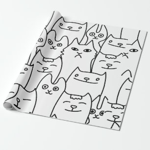 Katten, katten en meer katten cadeaupapier