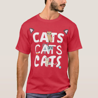 Katten Katten Katten 5 T-shirt