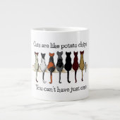 Katten, katten, katten en een keukenkoffie-Mok Grote Koffiekop (Voorkant)