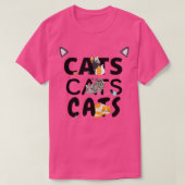 Katten Katten T-shirt (Design voorkant)