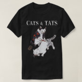 Katten, katten, tattoos, T-shirt (Design voorkant)