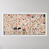Katten: Katten van Utagawa Kuniyoshi Poster (Voorkant)