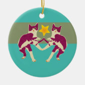 Katten Keramisch Ornament (Voorkant)