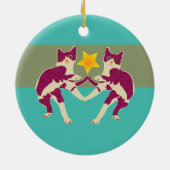 Katten Keramisch Ornament (Achterkant)