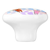 Katten Keramische Knop (Zijkant)