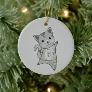 Katten keramische zang keramisch ornament