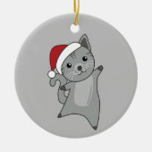 Katten keramische zang keramisch ornament (Voorkant)