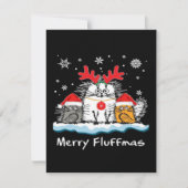 Katten Kermis  Feestdagenkaart (Voorkant)