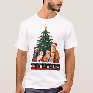 Katten Kerst Grappig Lelijk Vrouwen Mannen Merry C T-shirt