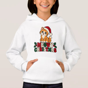 Katten Kerst Kinderen Hoodie