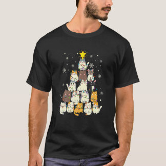 Katten Kerst Kitten Jongens Meisjes Man Kerstmis K T-shirt