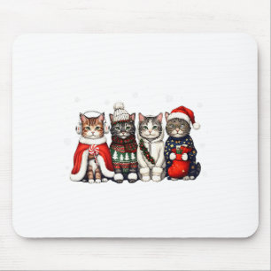 Katten Kerst Licht Rendier Kerstmis Kat L Muismat
