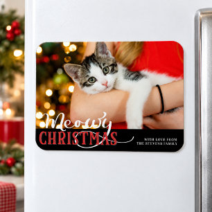 Katten Kerst Moppie Voeg Je Eigen Foto Toe Magneet