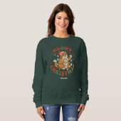 Katten Kerst Morsig Katten Kerst Sweatshirt (Voorkant volledig)
