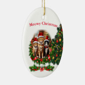 Katten Kerst ornamenten (Rechts)