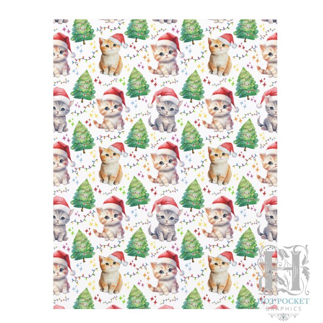 Katten Kerst Scrapbook Papier (Creator heeft geüpload)