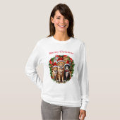 Katten Kerst T-shirts (Voorkant volledig)