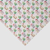 Katten Kerst Tissue Papier (Detail)