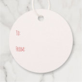 Katten Kerst Trolly Meowy Kerstmis Bedankjes Labels (Achterkant)