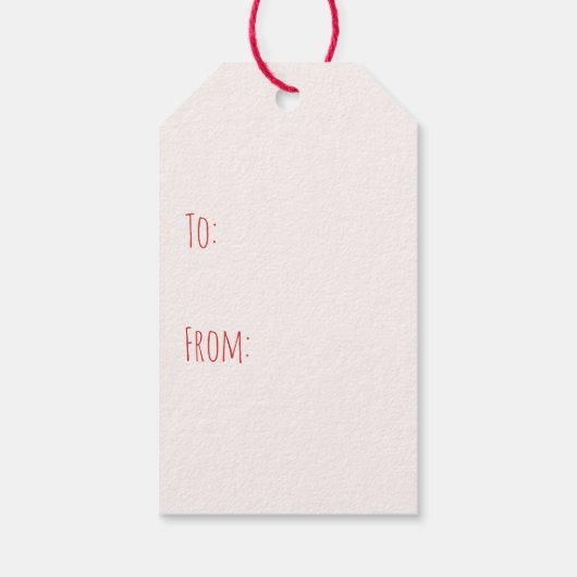 Katten Kerst Trolly Meowy Kerstmis Cadeaulabel (Achterkant)