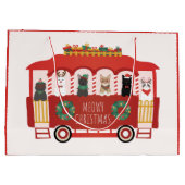 Katten Kerst Trolly Meowy Kerstmis Groot Cadeauzakje (Achterkant)