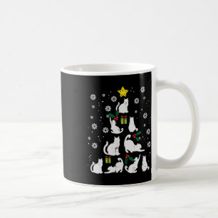Katten Kerstboom Schattige Kat Liefhebber Xmas Win Koffiemok