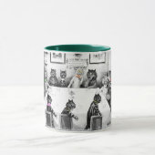 Katten kerstcatastrofe door Louis Wain Mok (Midden)