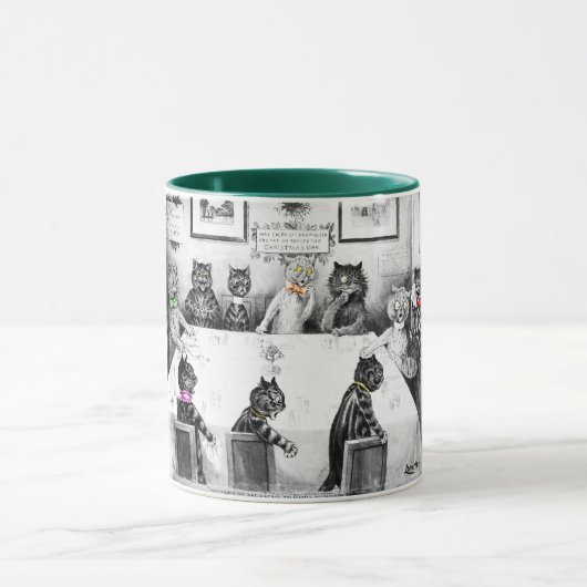 Katten kerstcatastrofe door Louis Wain Mok (Midden)