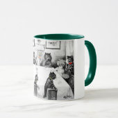 Katten kerstcatastrofe door Louis Wain Mok (Voorkant rechts)