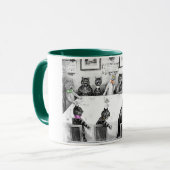 Katten kerstcatastrofe door Louis Wain Mok (Voorkant links)