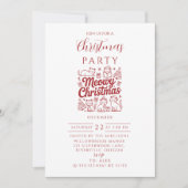 Katten Kerstfeest Kaart (Voorkant)