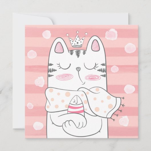 Katten Kerstkaart (Voorkant)