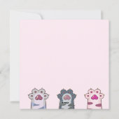 Katten Kerstkaart (Achterkant)