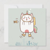 Katten Kerstkaart (Voorkant)