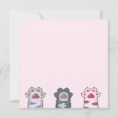 Katten Kerstkaart (Achterkant)