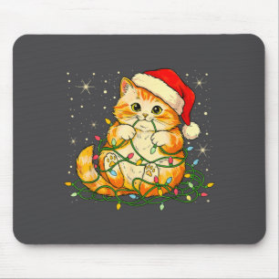 Katten Kerstlichten Sinterklaas Hoed Kerstmis Katt Muismat